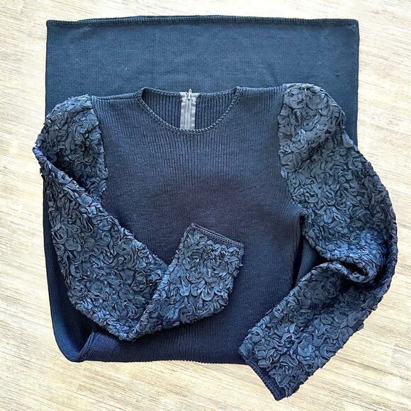 St. John Collection by Marie Gray Vintage Ruffle Cocktail dress no size tag - Picture 6 of 6